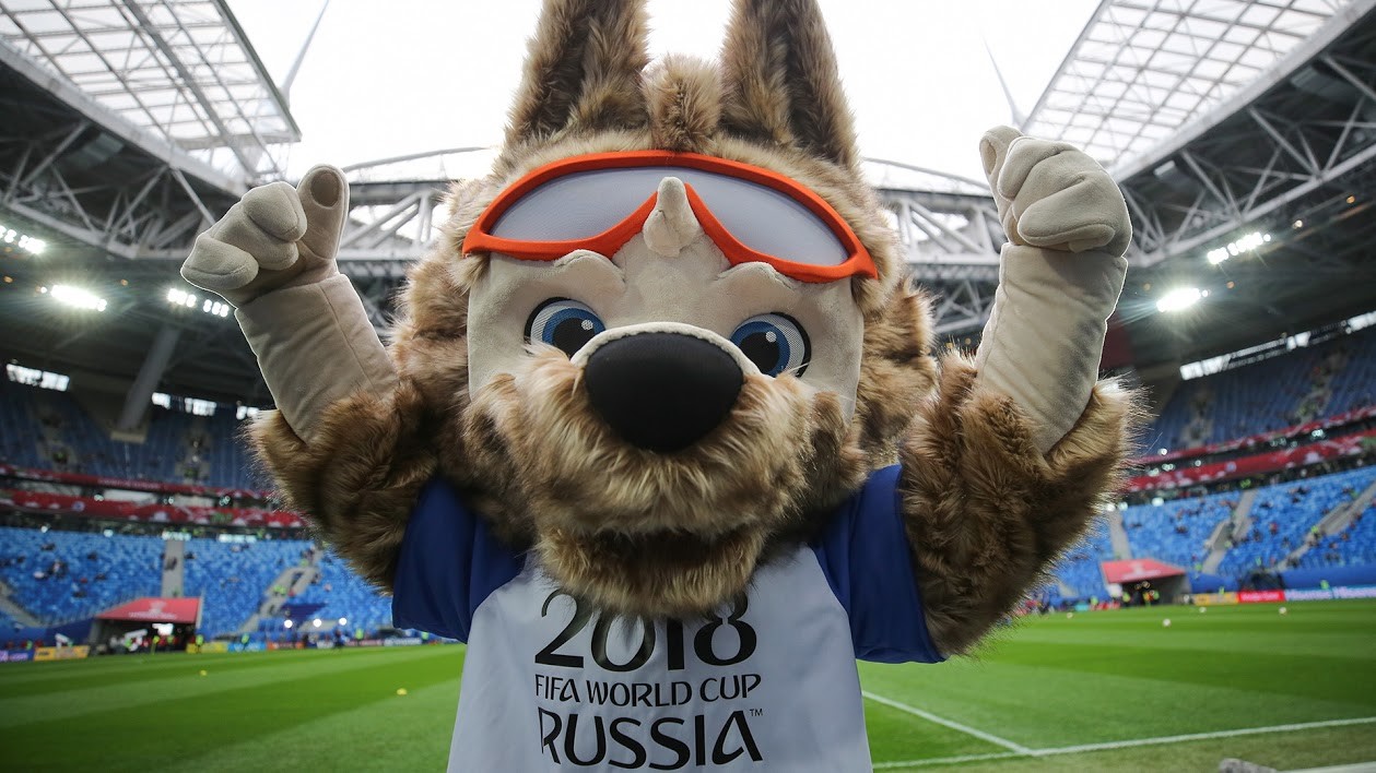 Zabivaka, maskot resmi Piala Dunia FIFA 2018.