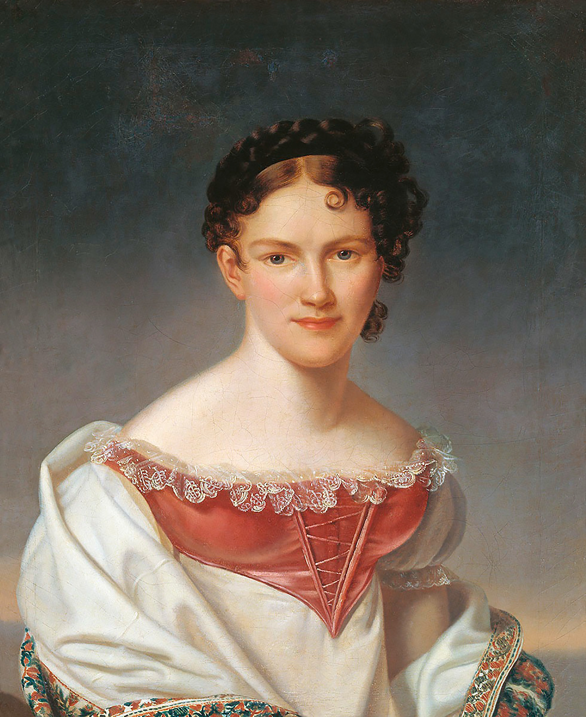 Portrait of Avdotia Istomina by Henri-François Riesener