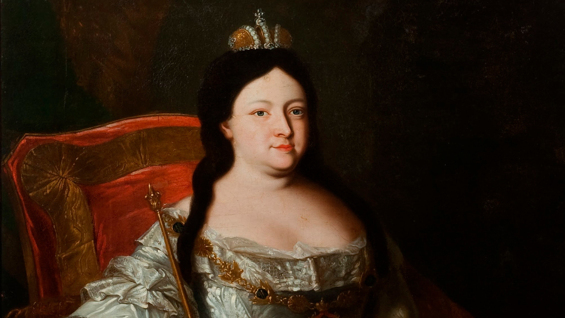 Portrait of the Empress Anna Ioannovna.