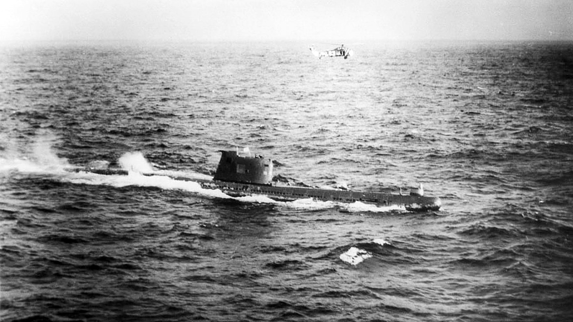 Съветска подводница Б-59 край бреговете на Куба