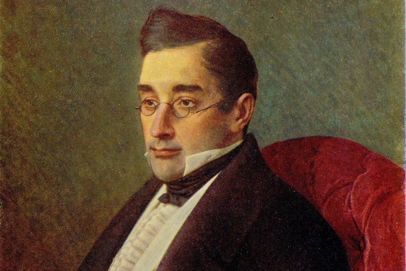 Griboiédov retratado por Ivan Kramskôi.