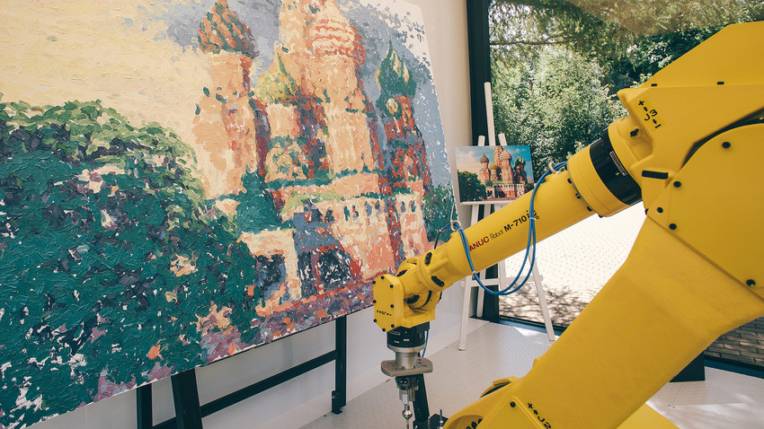 日露の技術でモネのような画家ロボット誕生 ロシア ビヨンド
