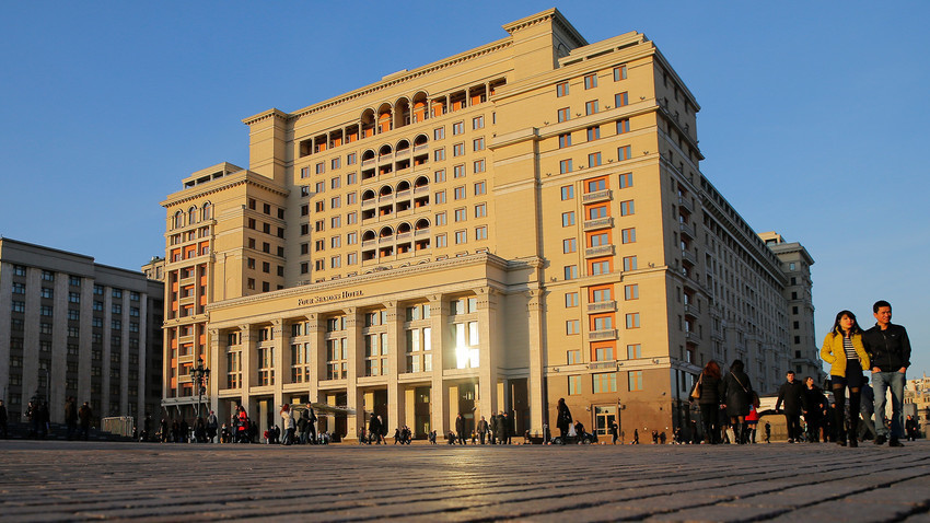 L’hotel Four Season di Mosca, a due passi dal Cremlino