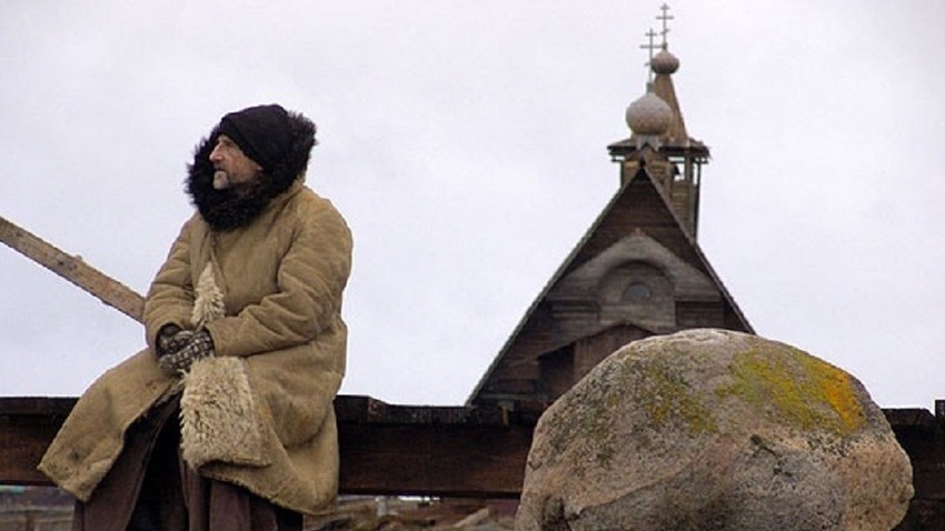 Петар Мамонов у филму „Острво“ (2006) Павла Лунгина