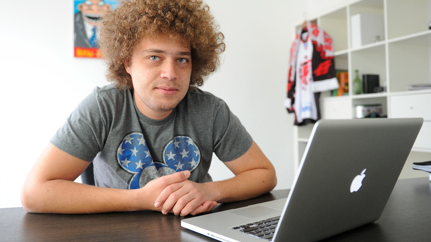 Iliá Varlámov, un popular bloguero ruso.