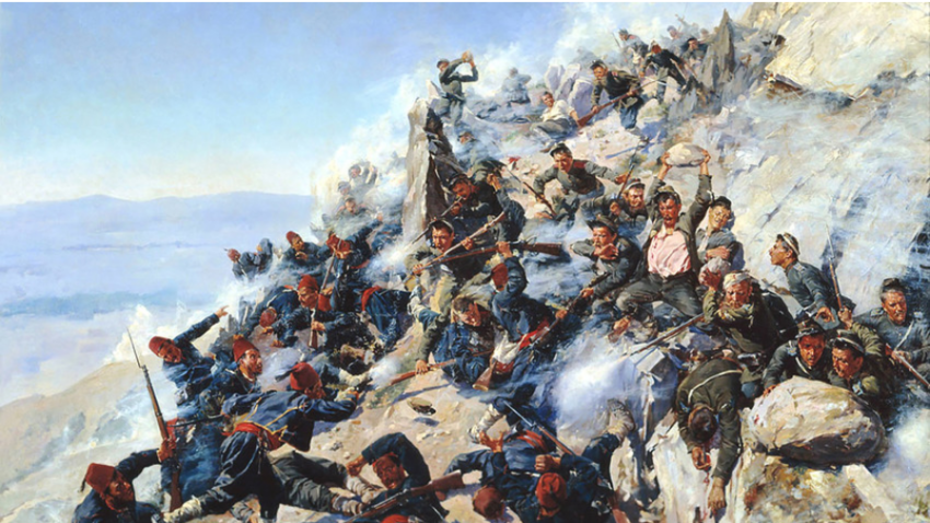 V začetku 19. stoletja so se na balkanskem prostoru odvijale številne bitke med Rusijo in Otomanskih cesarstvom. 