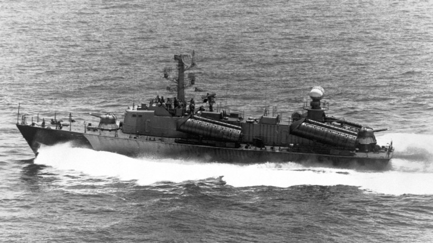 Оса II, снимка на ВМС на САД, 1984 година.
