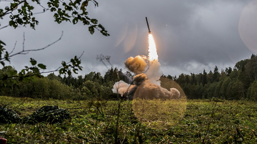 Тестирање ракете „Искандер-М“. Запад-2017.