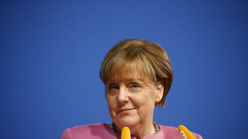 アンゲラ・メルケル・ドイツ連邦共和国首相。