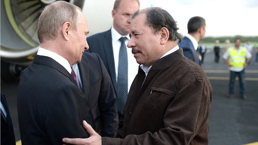  Vladímir Putin y Daniel Ortega.