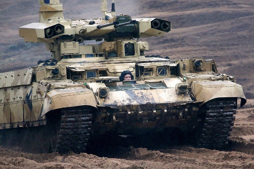 Težki bojni stroj BMPT-72 (Terminator 2) na vojaških vajah Zahod 2017. 