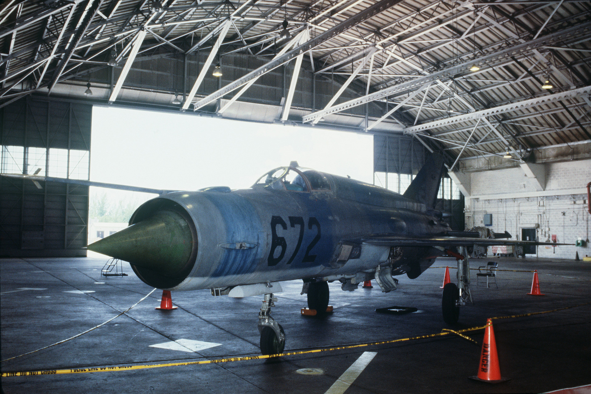 Um MiG-21 cubano.
