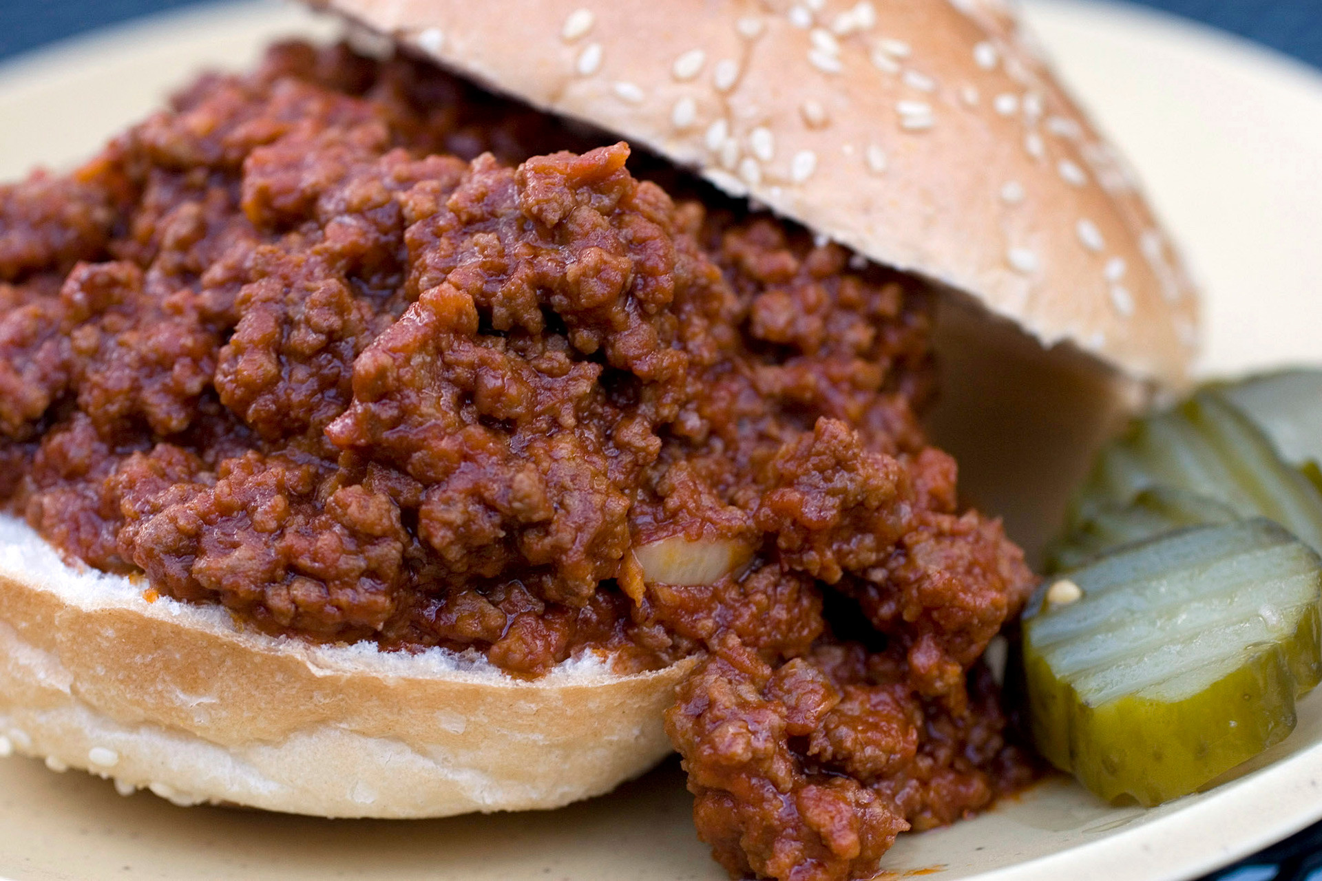 Sloppy Joe sandwich.