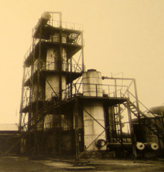 Eine industrielle Anlage zum Cracking, Baku, 1934