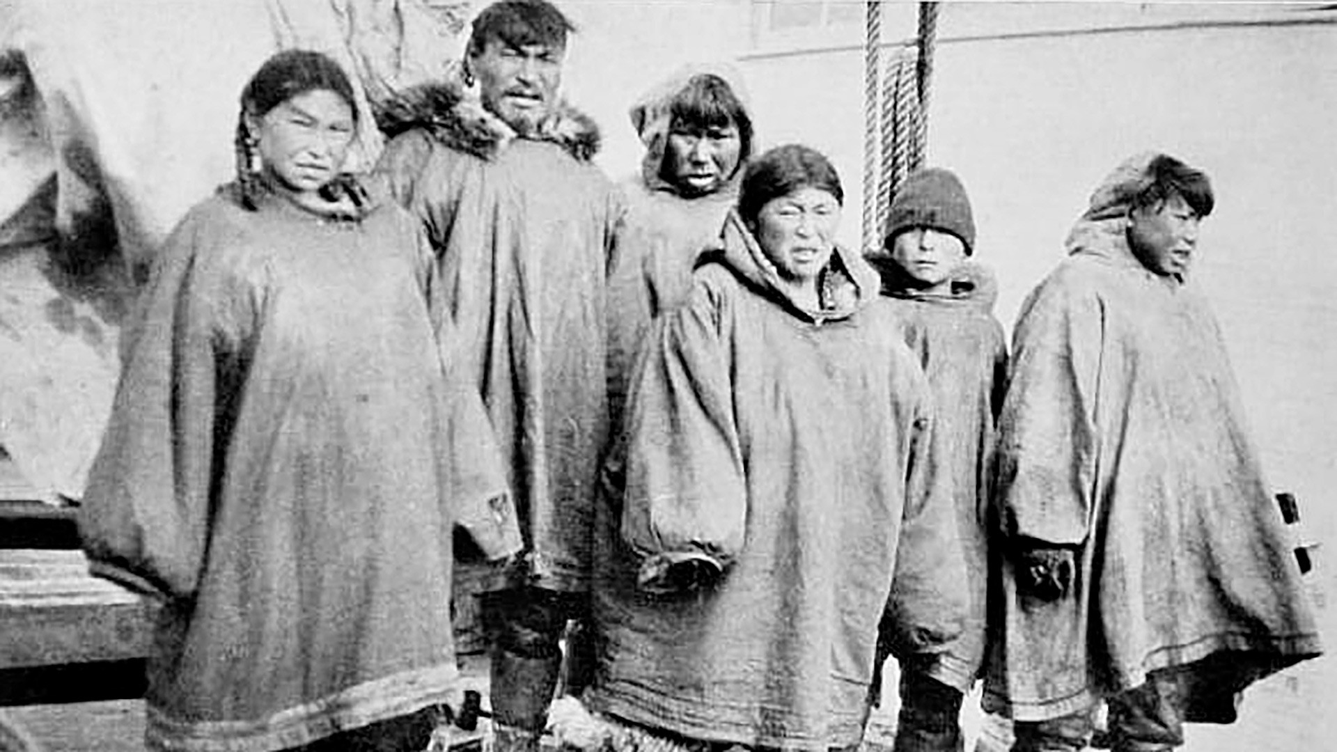 Chukchi del pueblo lejano Uelen en 1913. 
