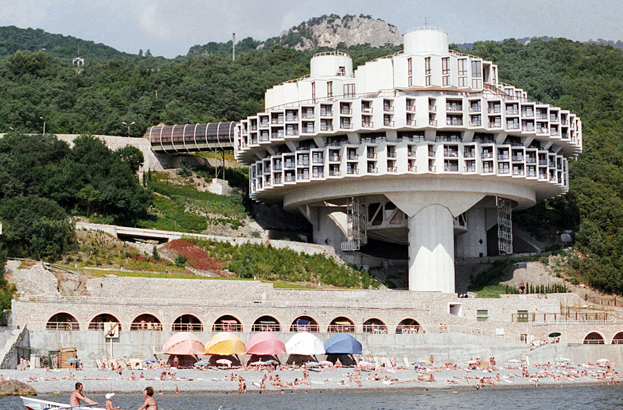 The Friendship holiday hotel in Yalta on the Black Sea coast.