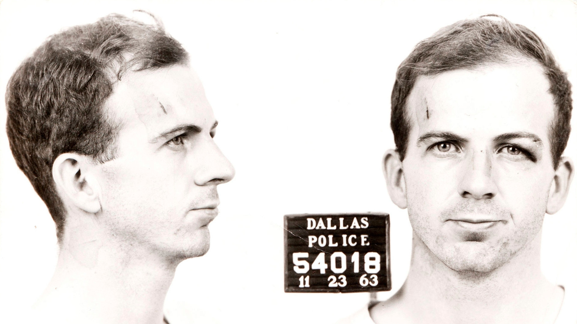 Mugshot Lee Harvey Oswald.