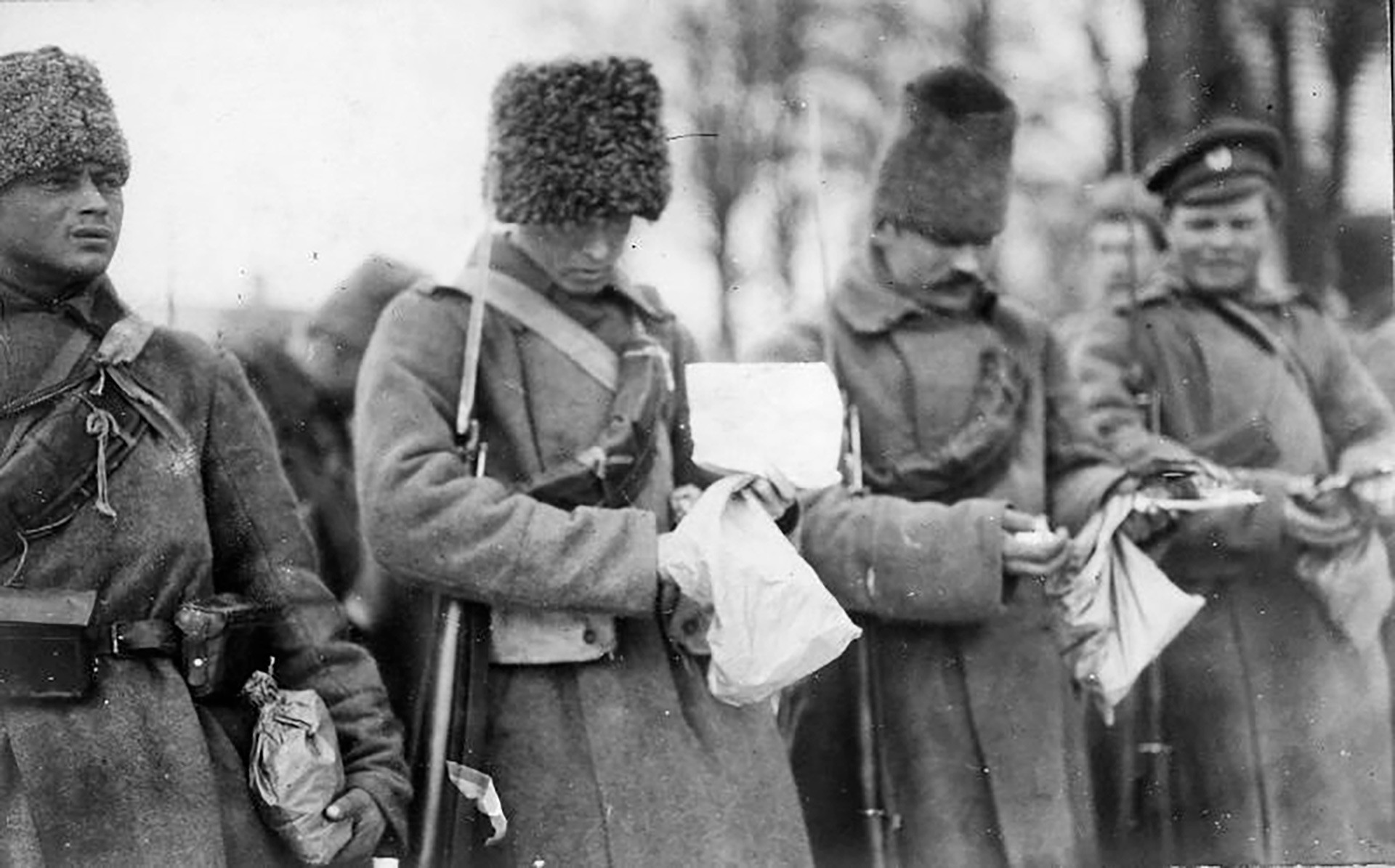 Come vivevano i soldati russi al fronte nella Prima guerra mondiale