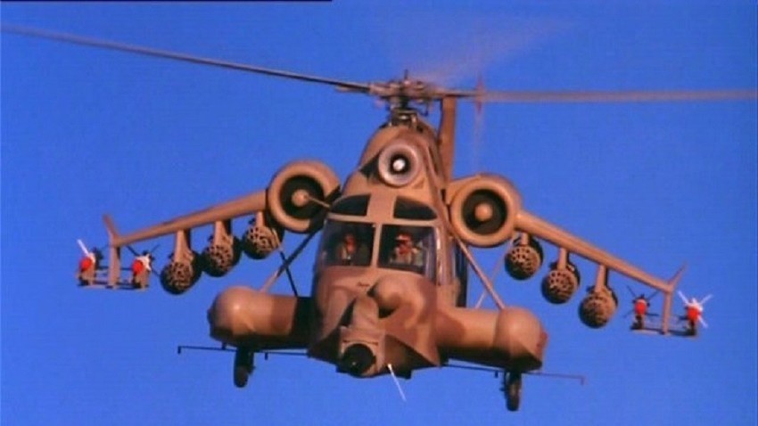 Кадър от филма "Червеният скорпион" (1988)