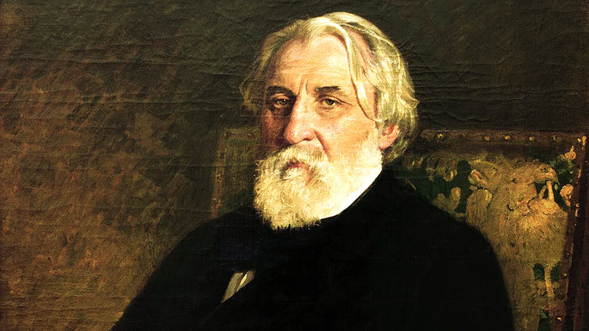 Portrait of Ivan Turgenev by Ilya Repin