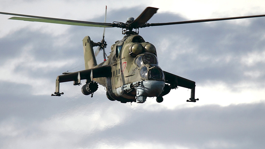 Russian Air Force Mil Mi-24P became the basis for the upcoming model.