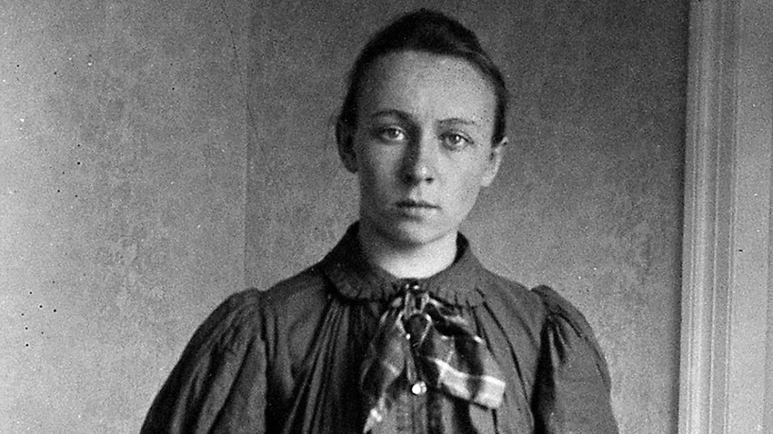 Retrato de Liza Diákonova. Primeira feminista russa se achava "feia".