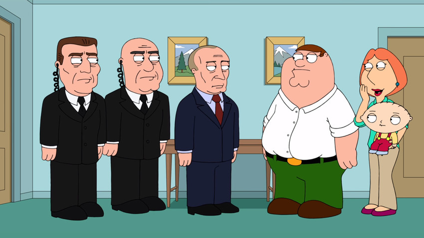Vladimir Putin faced Peter Griffin directly - and it wasn't pretty