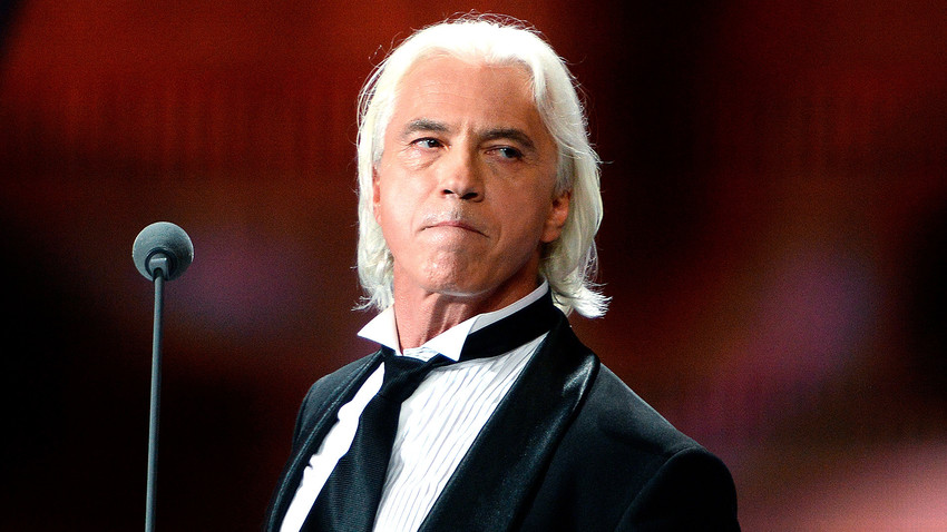 Dmitri Hvorostovsky performs at the 2016 New Wave international music contest for young pop singers in Sochi