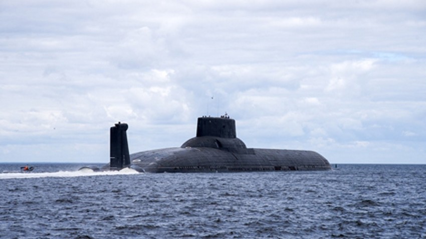 Атомната подводница "Акула" е най-голямата в света.