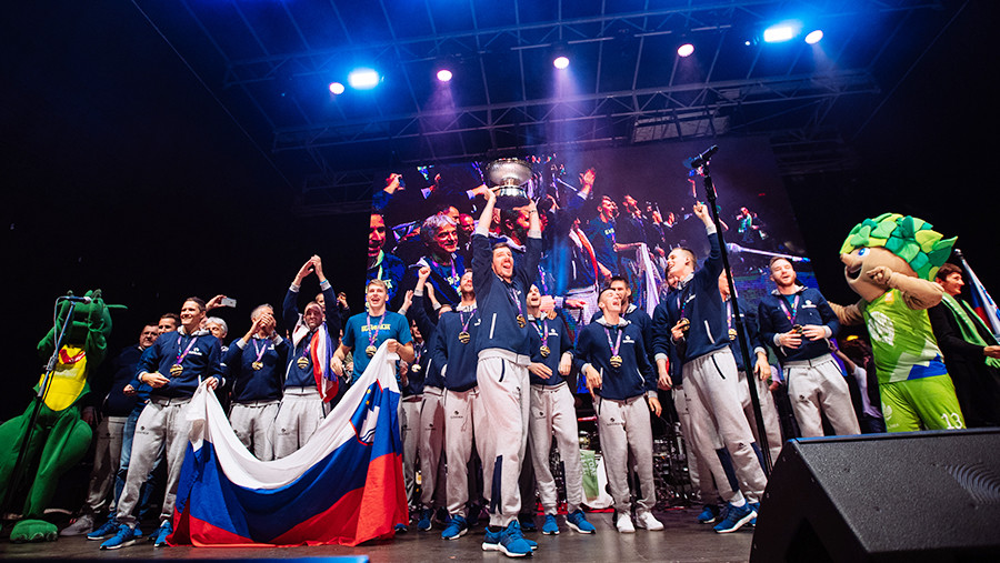 Slovenija slavi naslov evropskih košarkarskih prvakov, Istanbul, september 2017