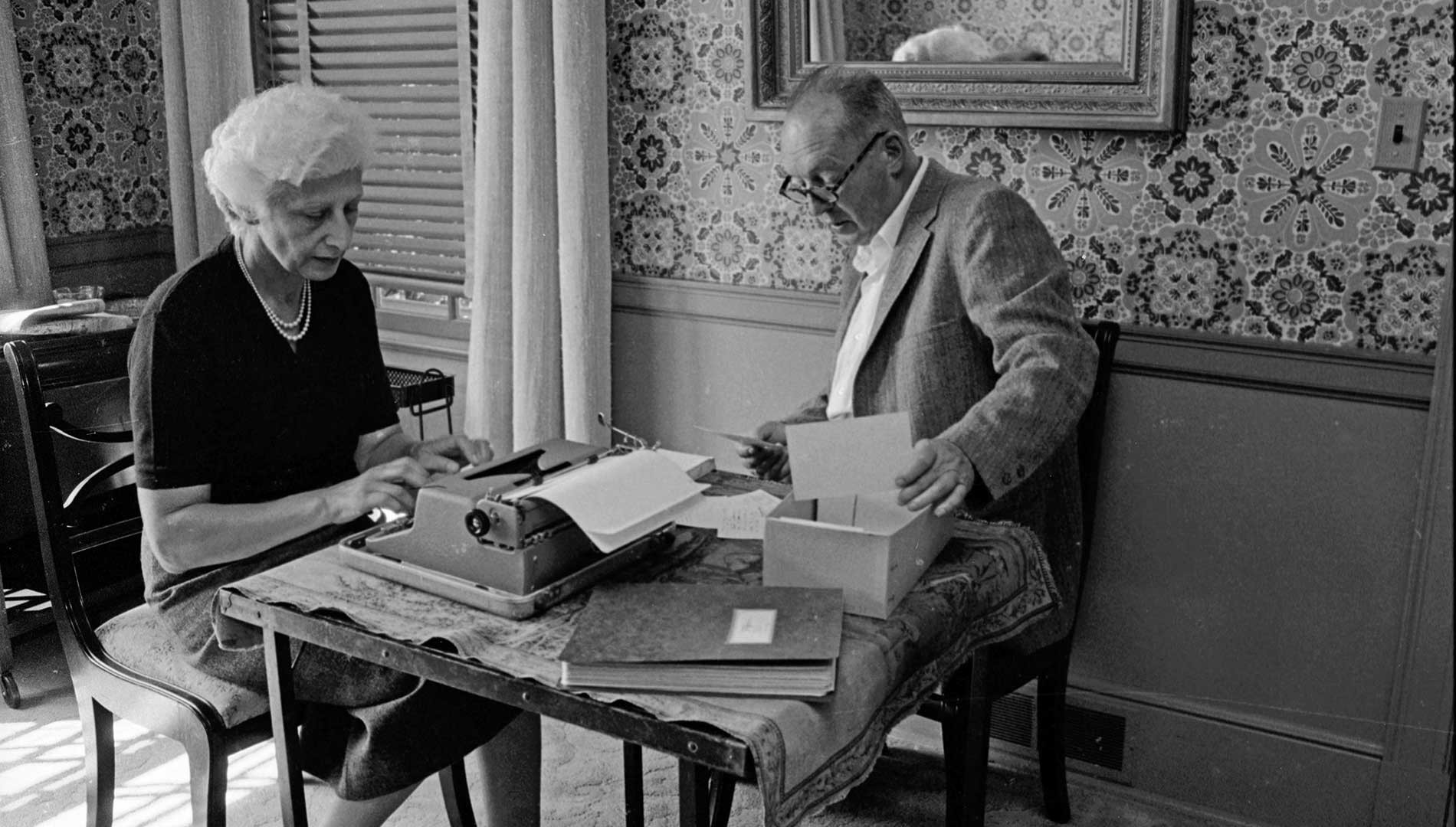 After Nabokov's death, Vera kept spending up to 6 hours a day behind the typewriter, translating his novels