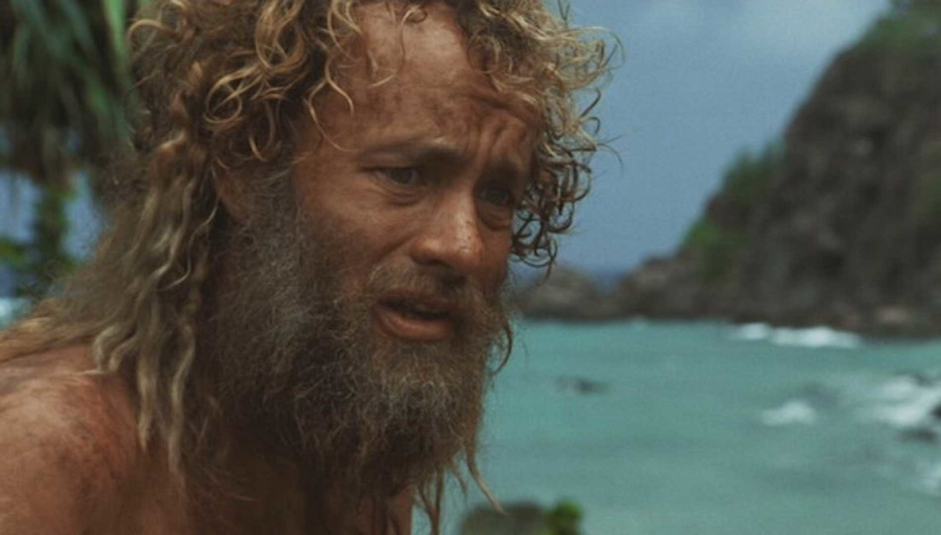 Modern days Robinson Crusoe in 'Cast Away' movie (2000)