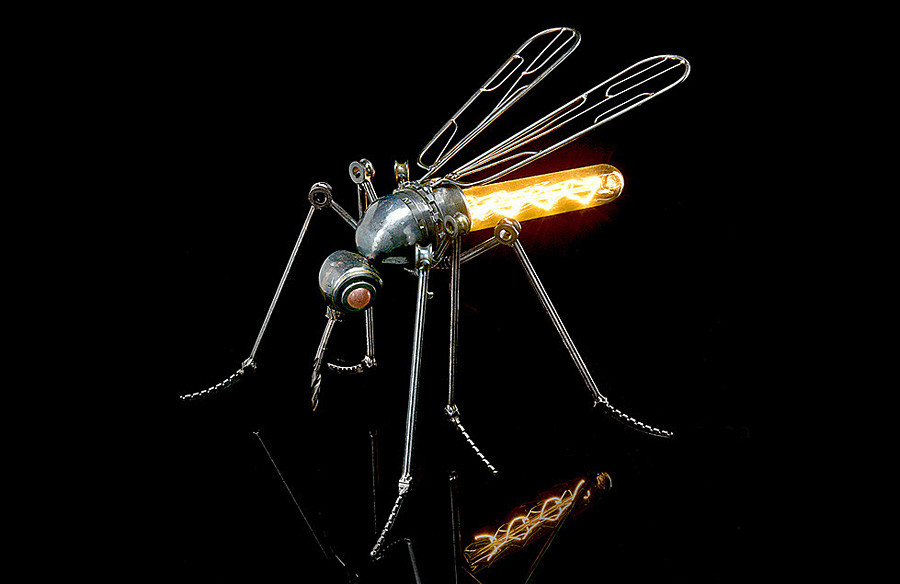 「蚊」ランプ