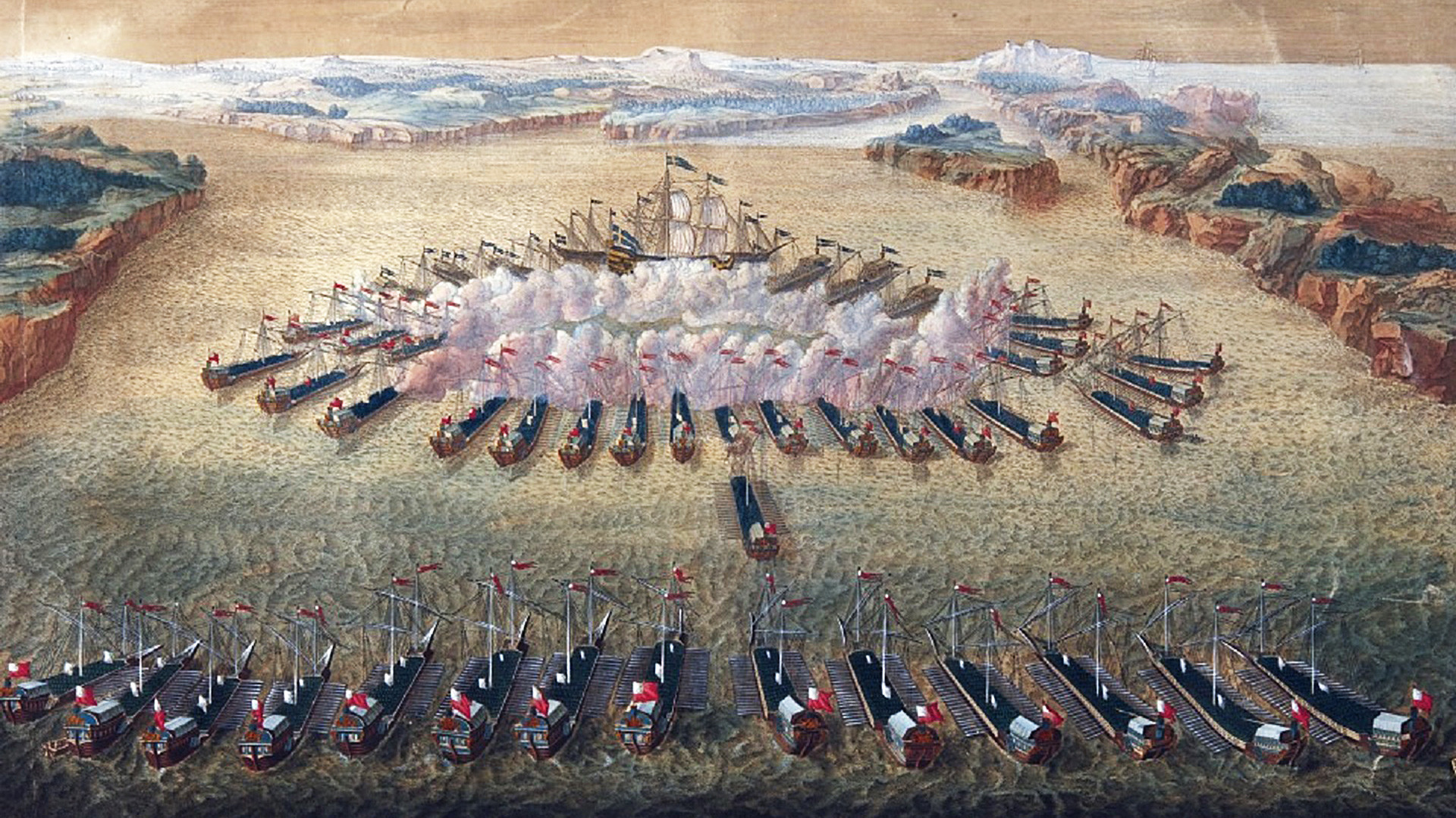 Maurice Baquoy. The Battle of Gangut (1724—1727) 