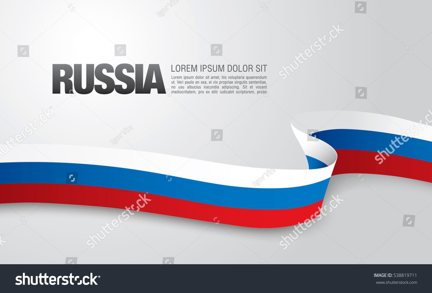 Flag of Russia by Igor Vkv
