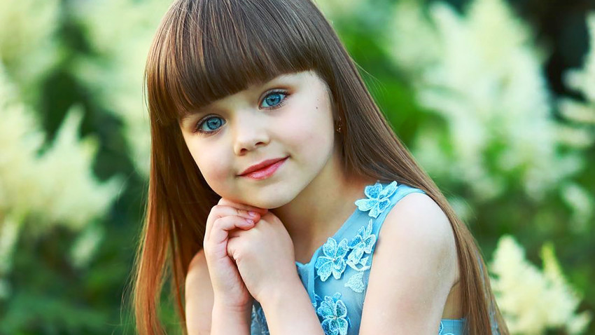 Russian child model, 6, hailed 'the most beautiful girl in the world&a...