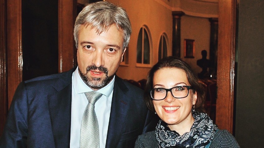 Јевгениј Примаков и Катарина Лане