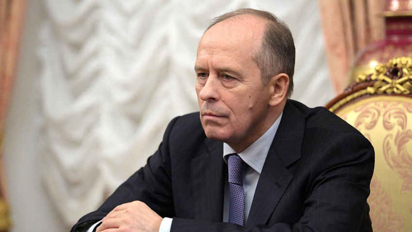 Александар Бортников, шефот на ФСБ на Русија.