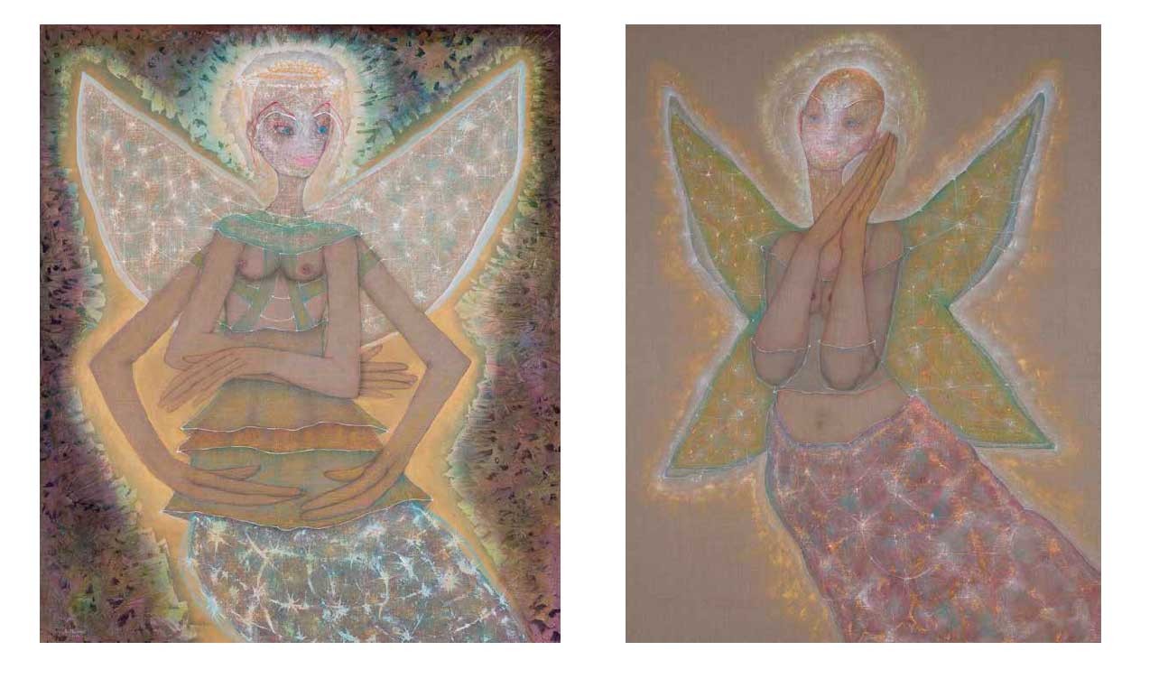 Angel of Peace, 2017 (left) / New Angel, 2017 