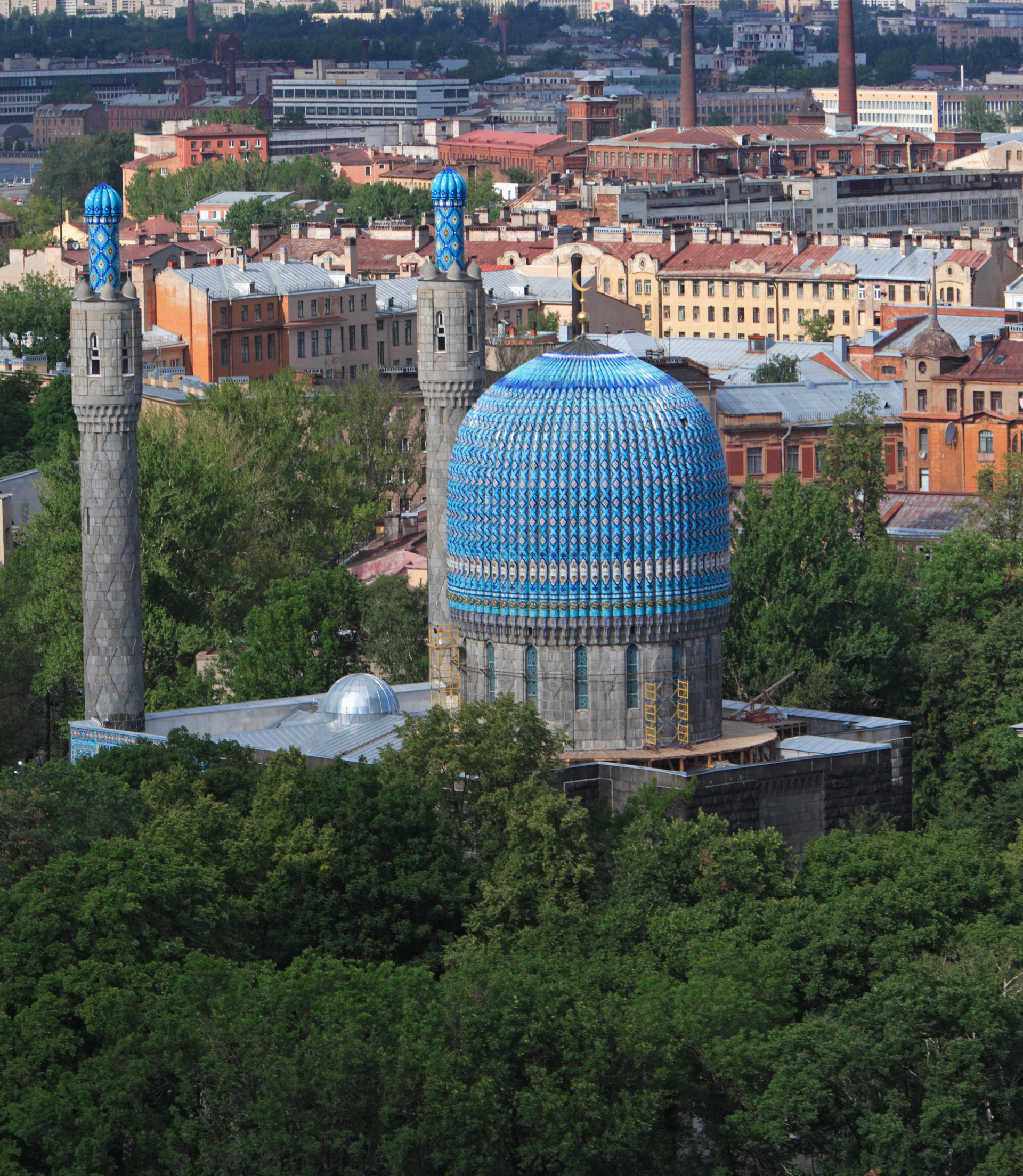 Kini, Masjid Biru masih berdiri tegak di Sankt Peterburg. 
