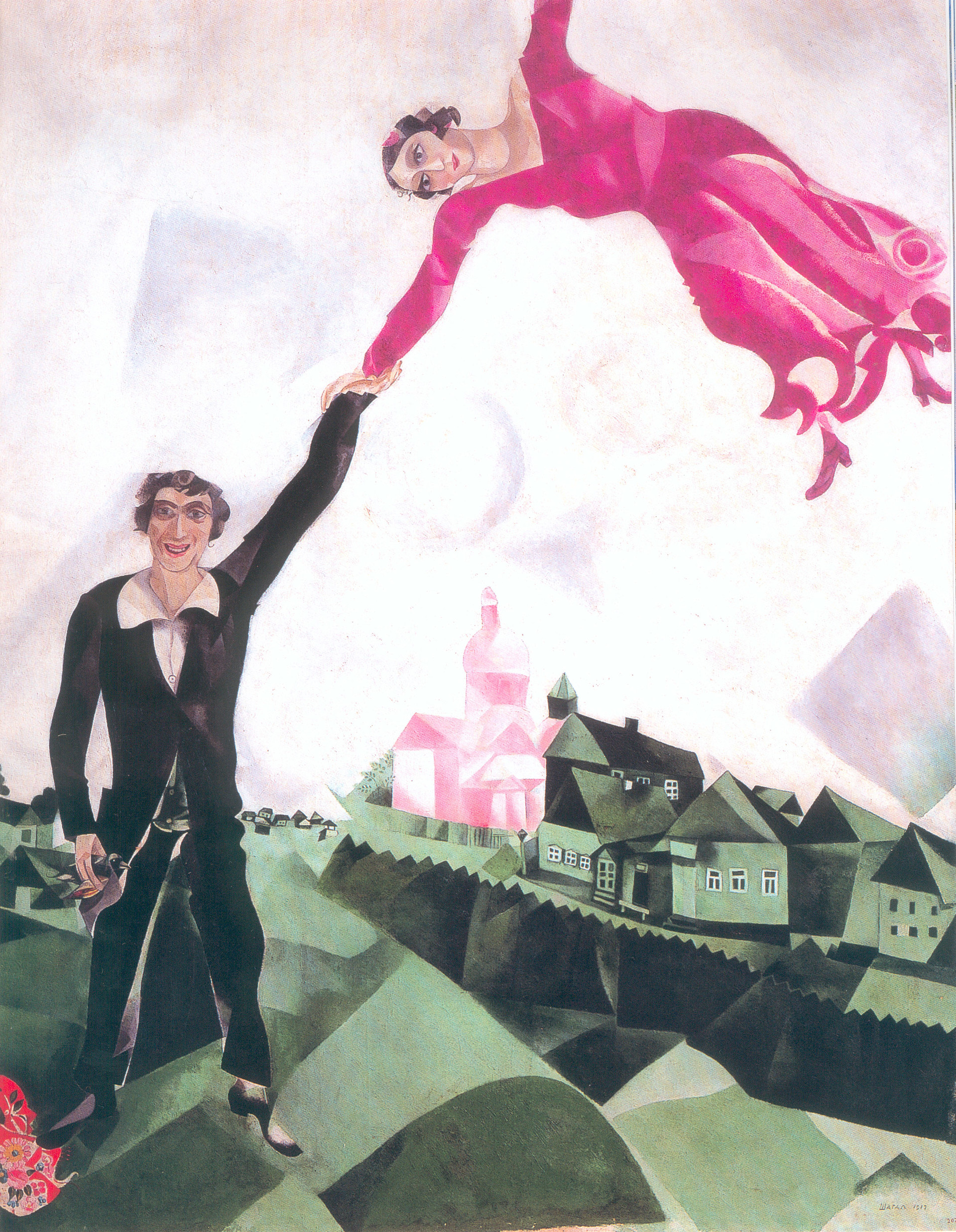 La passeggiata, Chagall 