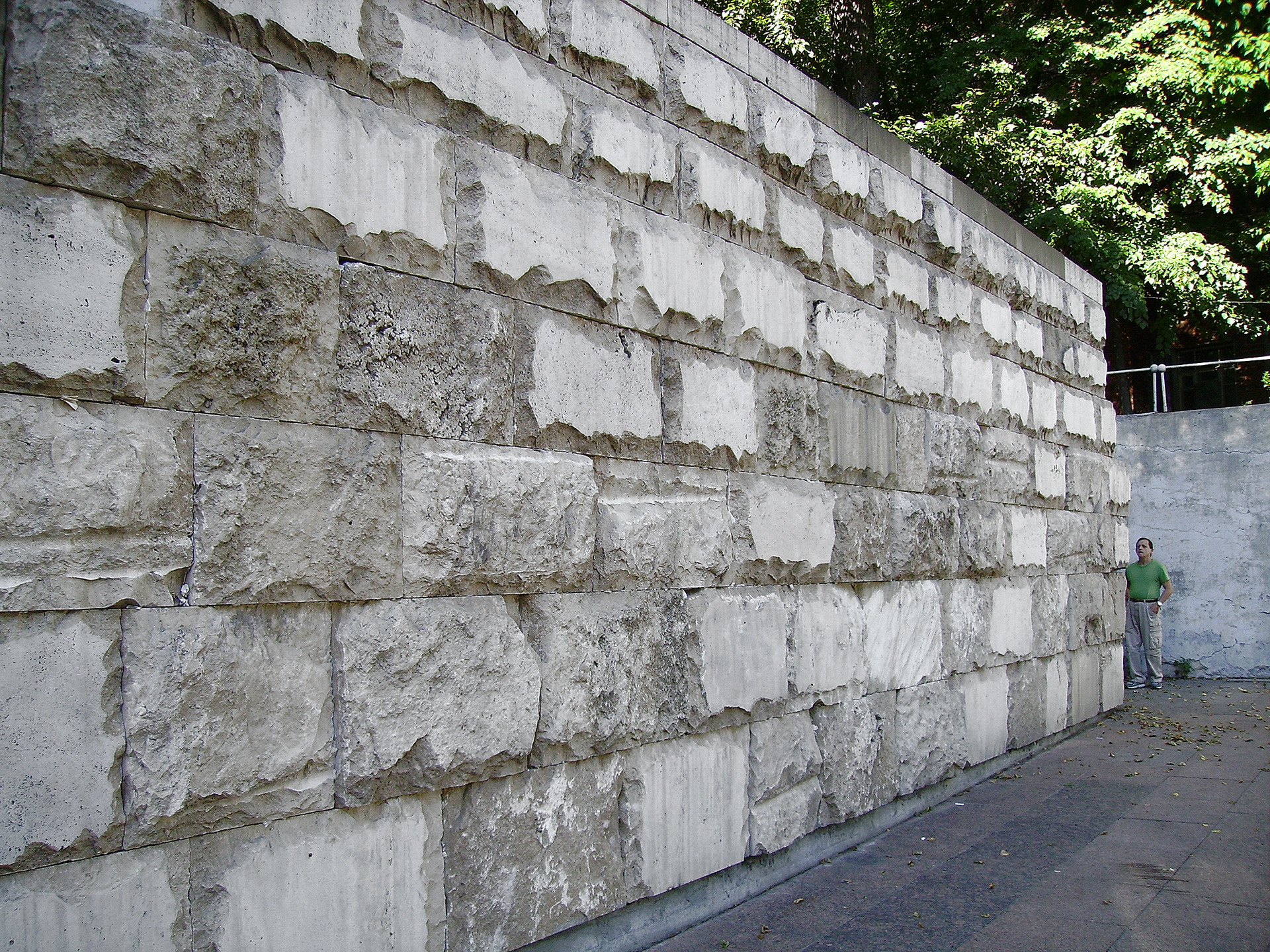 The Russian copy of the Western Wall.
