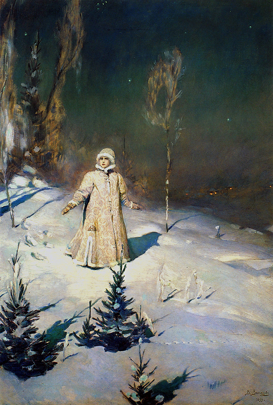 「スネグロチカ（雪娘）」、ヴィクトル・ヴァスネツォフ画