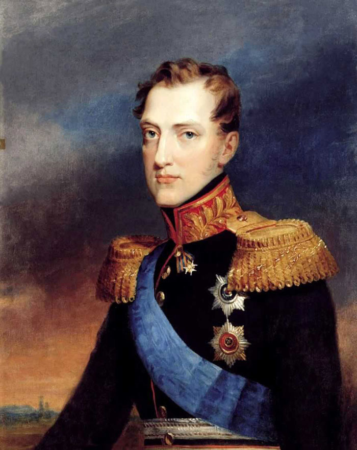 Porträt Nikolais I.von Wassilij Golike