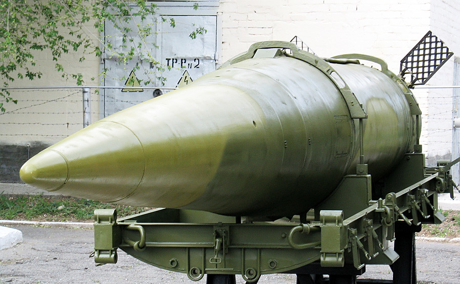 Ракета 9М714 ракетног система 9К714 „Ока“. Музеј „Капустин Јар“ у Знаменску, Русија.