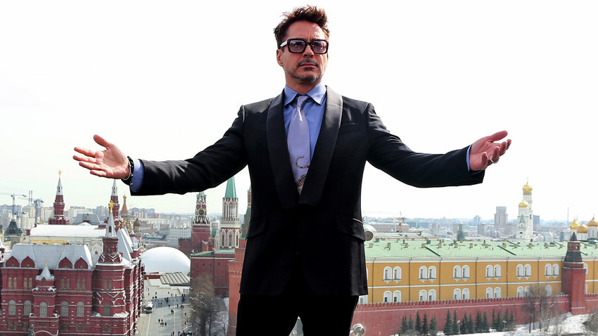 Robert Downey Jr. di Moskow.