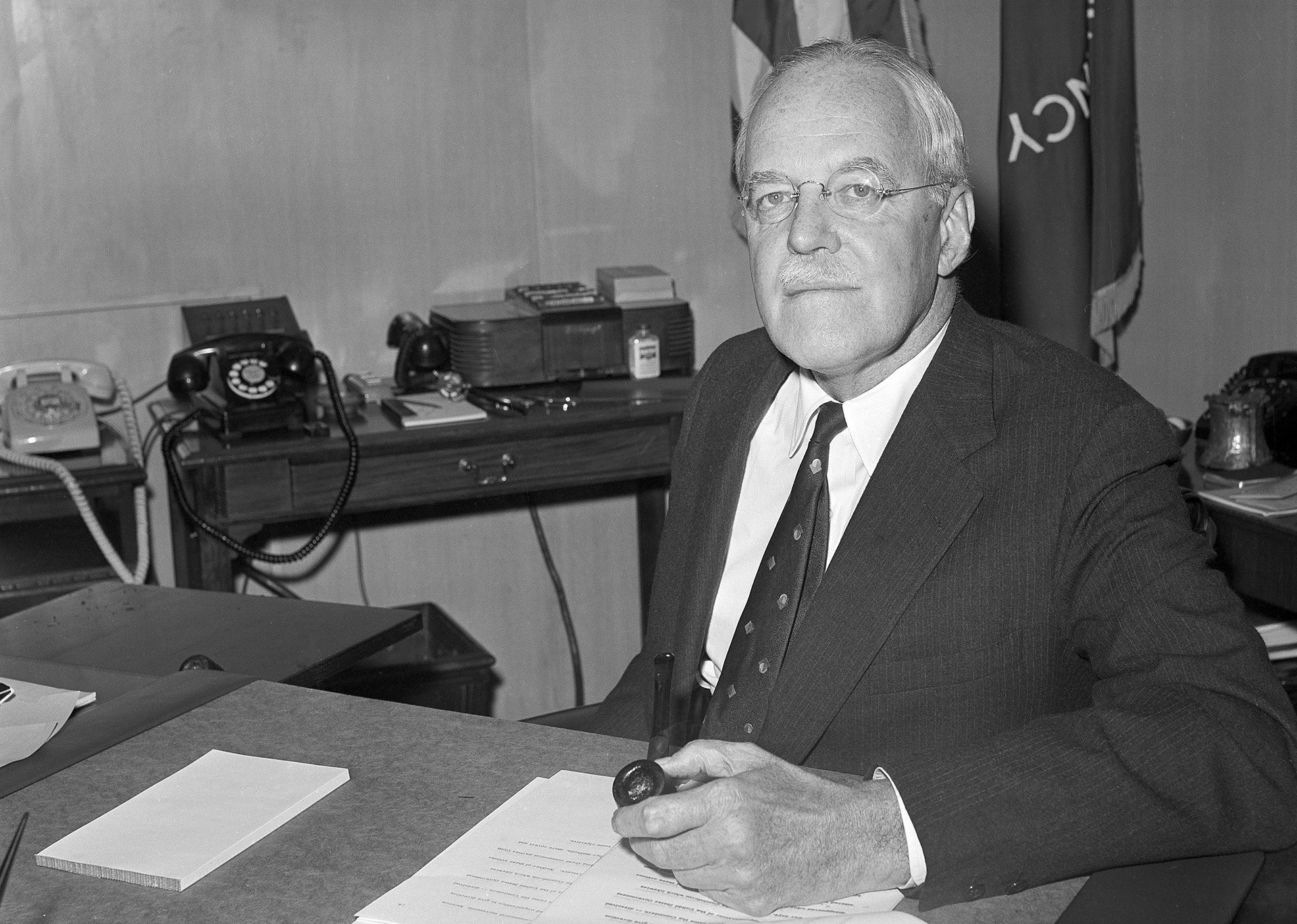 Allen W. Dulles, director of the Central Intelligence Agency