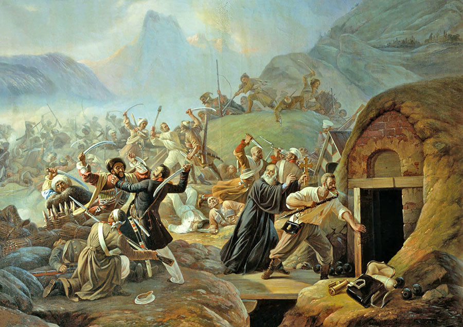 Kavkaski rat je trajao skoro pola stoljeća.