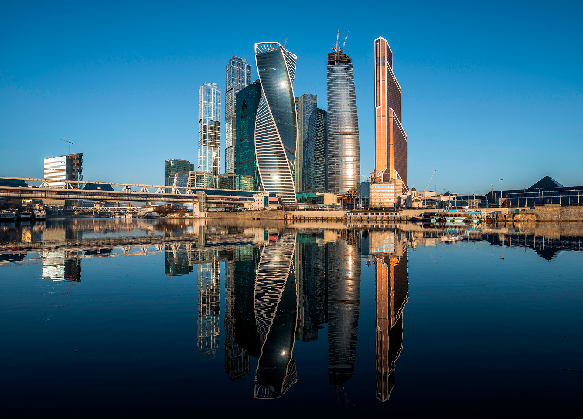 The Moscow International Business Center.