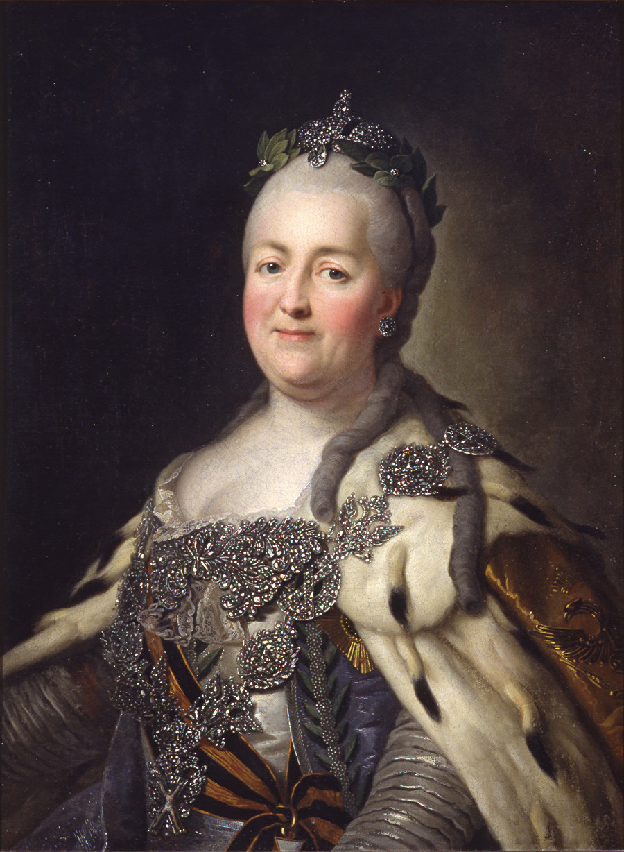 Catherine II in her later years.